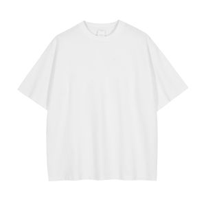 New 2025 Mens Cotton T-Shirt Short Sleeve Loose Fit Summer Trendy Brand Youth High School Student Casual Breathable Top