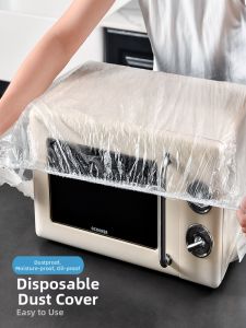 Dustproof Cover for Kitchen Appliances Disposable Thick Transparent Plastic Film Sleeve