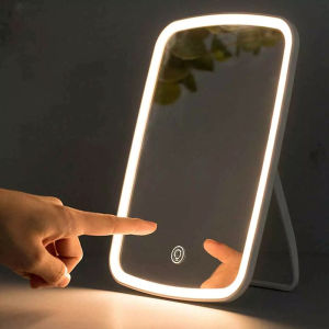 Xiaomi Youpin LED Makeup Mirror Rechargeable Beauty Mirror Adjustable Fill Light 3 Colors Light Smart Mirror Cosmetic Make Up Mirror 化妆镜