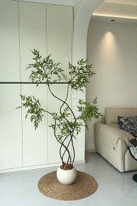 160/180cm Nandina Artificial Plants with Multi-branches and Rich Leaves