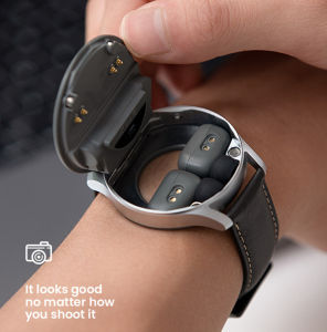 2023 new mens smart watch TWS Bluetooth headset 2 in 1 sports watch Buds headset IP67 waterproof heart rate blood pressure monitoring sports bracelet