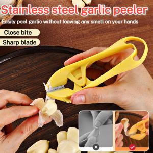Stainless steel garlic peeler with large capacity