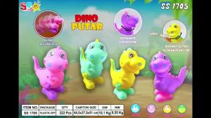 Smile - Mainan Anak Dino Putar 1705 - Dinosaurus Berputar - Dino Lompat - Dino Berjalan