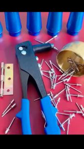 Grade Rivet Gun Toilet Door Lock Aluminum Alloy Door Pull Rivet Gun Fixing Nail Household Tool