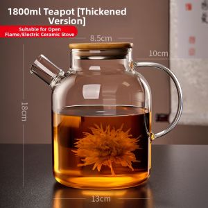 KUWUBIANJING | Multipurpose Tea Brewing Glass Pot