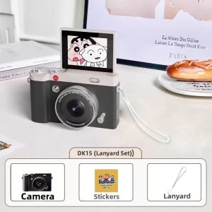 HEY CATS DAILY | Retro CCD Digital Camera 4K Quality 64MP Flip Screen Selfie Flash Compact Point and Shoot Camera for Students Travel Vlogging Beginners