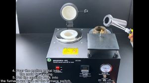 เครื่องทำเครื่องประดับ PHYHOO พร้อม Crucible 2 กก. 110v / 220v