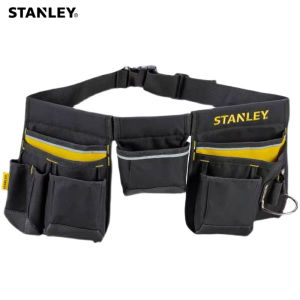 Stanley 1-96-178 tool apron waist bag with belt Multi-Pockets 3 combo waist bags for carpenter tools hammer loop pocket toolbag