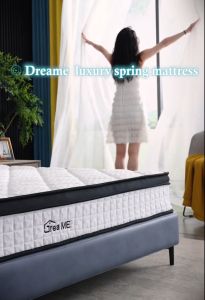 （COD) DreaMe 7.9/8.1/9/10.5/12inch Memory Foam Spring Mattress Single Mattresses Double Size Optional Soft Comfortable Foam Matress with Multi-layers Great High Rebound Density Sponge and Durable Stable Spring Support Spine
