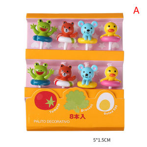 Que Xiên Mini 26/8/6 Chiếc Hình Mắt Hoạt Hình Dễ Thương Que Xiên Trái Cây Que Xiên Đồ Ăn Trưa Hộp Cơm Bento Thân Thiện Với Môi Trường Dùng Một Lần Trang Trí Tiệc Buffet