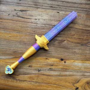 2026 Girls Group High-Quality Role-Playing Symbol Sword Costume Props Purple Long Sword Accessories Role-Playing Props