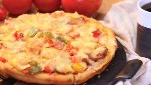 *Free Scraper* Carbon Steel Non-stick Pizza Baking Pan Mesh Tray Plate Round Deep Dish Pizza Pan Tray Mold Bakeware Baking Tool