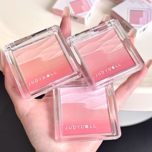 Judydoll Water Satin Glow Cheek Palette Dual Tone Blush for Women Color Expanding Water Wave Powder Contraction Vitality