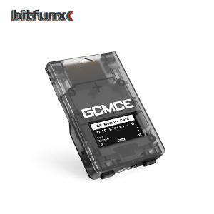 Bitfunx GCMCE FlipperMCE Memory Card Reader Adapter for Store Saves for NGC GameCube Wii (RVL-001) Game Console