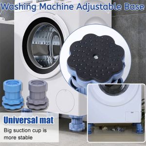 Washing Machine Adjustable Base Multifunctional Bracket Base Anti Vibration Anti Slip Foot Pad Mobile Universal Artifact