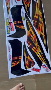 Striping MIO SOUL - Sticker Striping Variasi list Yamaha MIO SOUL KARBU M-5 desain ip striping