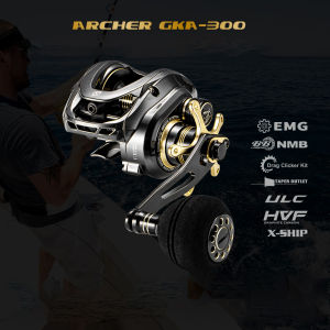 SOLOKING GKA300 Baitcasting Reel Sea Fishing Power Handle 9.5KG Drag Force 6.4 Gear Ratio Brass Gear Deep Spool Fishing Reel