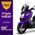 Pilok Pilox Pylox Diton Premium Candy Tone Ungu Violet 9310 Cat Semprot Candy Ungu Violet Cat Warna Transparan 400 Ml cc Tahan Bensin. 