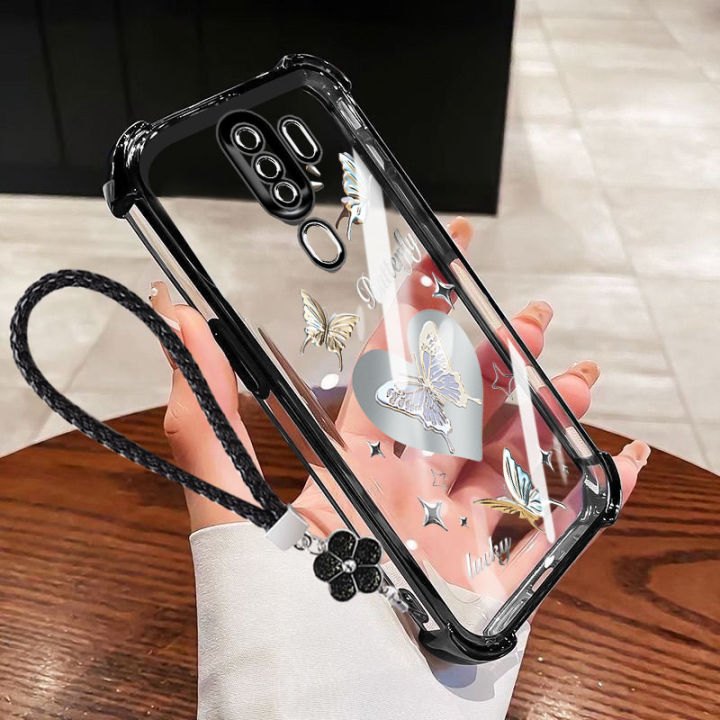 Coque Compatible Pour Oppo A9 2020/A5 2020 Silicone Noir