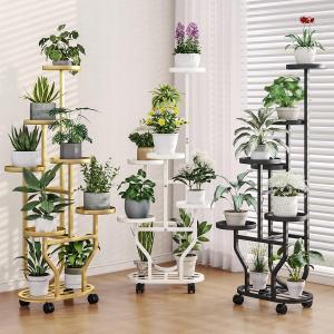 ZHUOLESHI | Indoor Outdoor Flower Pot Stand Rack