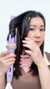 Catokan AIUEO Rose 168 Curly Otomatis Kriting Otomatis Korean Wave Style Hair Curler