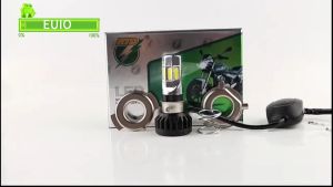 EUIO ไฟหน้ามอเตอร์ไซค์LED สีขาว 35W 6500K 4400lm ไฟหน้า LED ไฟส่องสว่าง หลอดไฟหน้า รุ่น 6 ชิพ มีไฟสูง-ต่ำ มอไซ ไฟหน้ารถมอไซ ดัดแปลงใช้กับมอเตอร์ไซค์