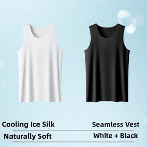 MiiOW | Quick Drying Breathable Ice Silk Seamless Mens Vest for Sport Male