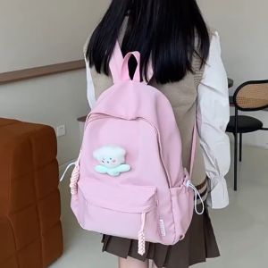 School backpack Schoolbag Korean fashion backpack female student backpack campus backpack large capacity
