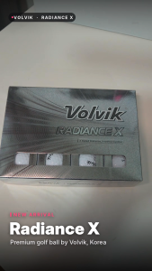 VOLVIK RADIANCE X | 2026 Golf Balls (White)