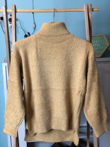 Sweater Turtleneck Wanita Rajut Tebal Halus