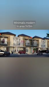 JASA DESAIN RUMAH | DESAIN MINIMALIS MODERN 7x13M