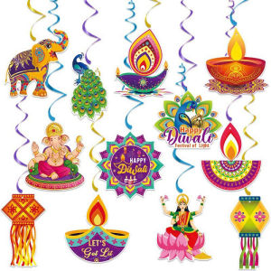 Diwali Handheld Lamp Celebration Decoration Photography Props Festive Party Decorations Traditional Asian Festival Item