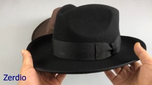 Mũ Phớt Nam Hàng Hiệu Denla MP061 Phong Cách Cổ Điển Anh Chất Liệu Lông Cừu Cao Cấp