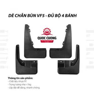 Bộ chắn bùn VF5 hàng hãng B-Factory (chất lượng cao)