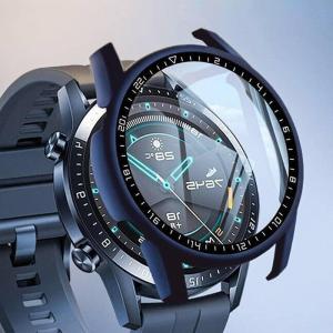 For Huawei GT2 GT2e Pro 42mm 46mm ECG Porsche Protective Case Watch Cover Tempered Glass Full Screen Protector Smartwatch Shell