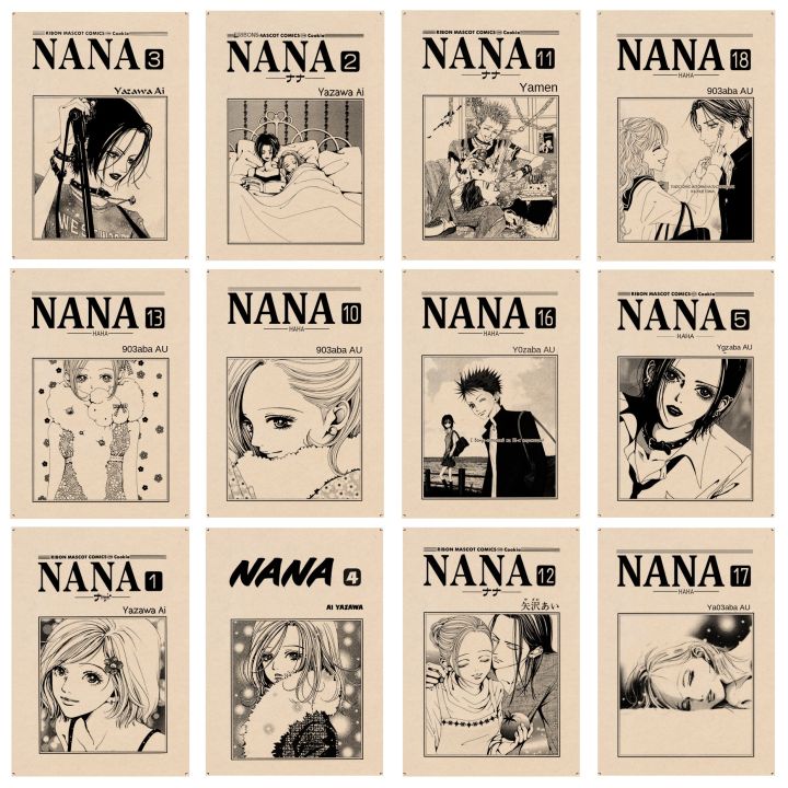 Japanese Classic Anime NANA DIY poster Kraft Paper Prints and Posters ...