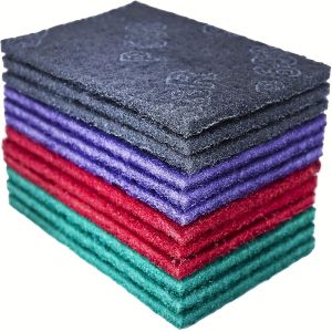 Bộ 12 Miếng Đệm Mài Mòn Bằng Vải Lông Cừu Chà Nhám Dùng Cho Kim Loại Gỗ Thép & Thép Không Gỉ - Cỡ Hạt P180-P320-P600-P800 - Dụng Cụ DIY Chế Tác Gỗ