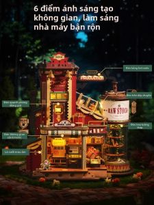 JINWUCHUANGYI | Mô hình ghép gỗ 3D DIY