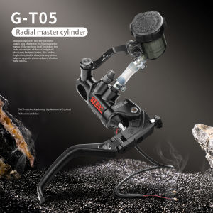 GT05 New Generation Radial Race-Spec Master Cylinder: Folding Lever with Adjustable Leverage Ratio & Linear Hydraulic Feedback