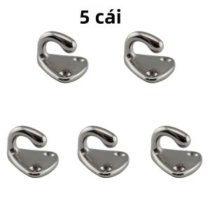 RYSJM | Bộ 5 Móc Chắn Bùn Thuyền Bằng Thép Không Gỉ 316 Móc Lò Xo Phụ Kiện Hàng Hải Để Gắn Dây Và Mắt Chắn Cho Tàu Buồm Tàu Kéo