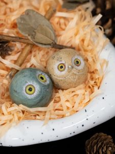 Cute Stone Pet Desktop Stress Relief Small Ornament Natural Stone Owl Shape Lovely Emotional Value Home Decor Accessories