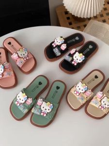 ABC Yezzy Cartoon Flip Flops Rubber Slippers for Kids Girls