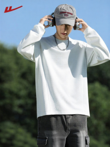 Warrior | White Round Neck T-Shirt Innerwear Spring New Long Sleeve HuaFuge