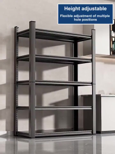 SiamHome Boltless Metal Shelving Adjustable-3/4/5 Tier Storage Shelf Home Warehouse Kitchen Heavy Duty Iron Frame Rack Organizer Rak penyimpanan 储物架