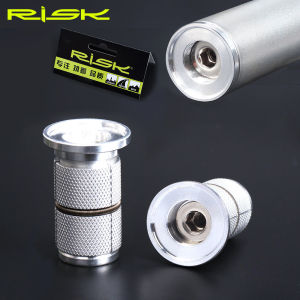RISK Bike Bicycle Fork Steerer 1-1/8" (28.6mm) Headset Stem Top Cap Carbon Compression Plug Star Nut Adjuster Expansion Bolt
