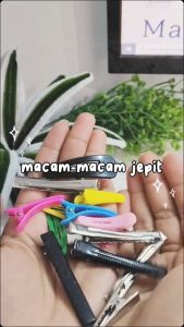 24pcs JAPIT WARNA WARNI - JEPIT RAMBUT BESI & PLASTIK