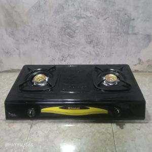 Kompor Gas 2 Tungku Rinnai 522  Rekondisi