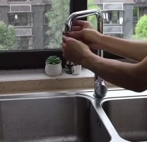 Selang Sambungan Kran Turbo Flex 360 Flexible Hose Faucet Sprayer Extend Keran air Wastafel