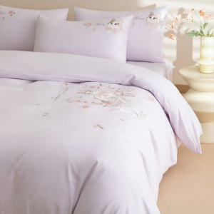 shui yang | Moisture High-Thread Count Cotton Thickened Flannel 3-Piece Set