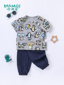 Hamqi | Summer Cartoon T-Shirt Set for Boys